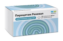 Пирацетам Реневал, табл. п/о пленочной 400 мг №120