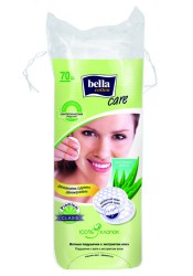 Ватные диски Bella с экстрактом алоэ 70 шт.