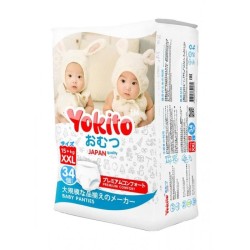 Подгузники-трусики 34 шт. Yokito 15+ кг р. XXL